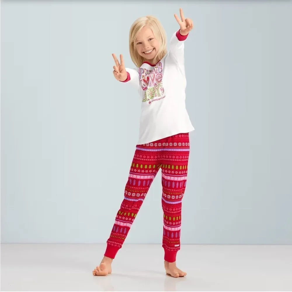 American Girl Holiday Cheer PJ Pants (matches with doll pajamas)!